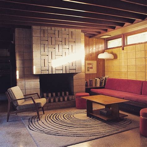 mid century modern gas fireplace insert